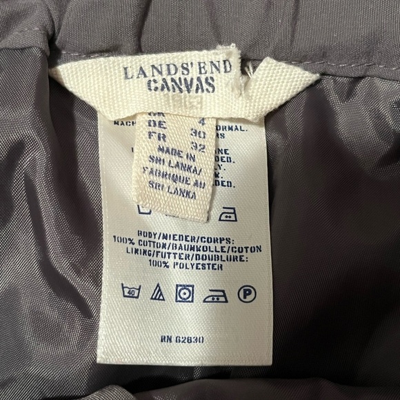 Lands End Canvas Skirt - Picture 8 of 9